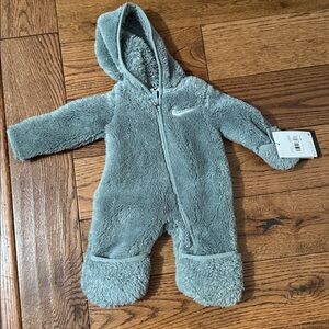 NIKE Baby Boys Hooded Sherpa Coverall